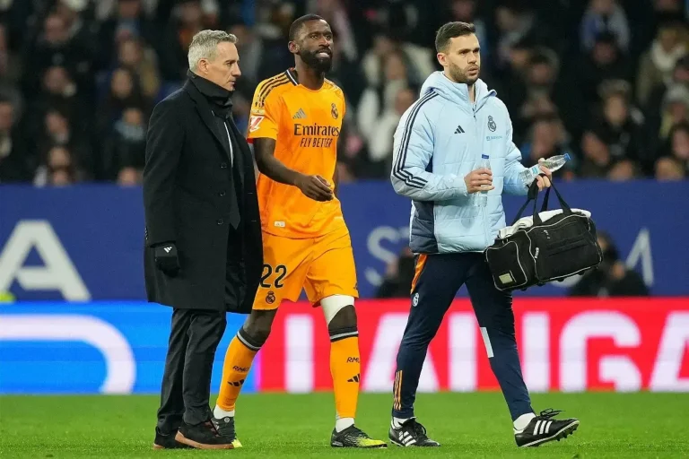 إصابة روديغير تضرب ريال مدريد قبل مواعيد كبرى