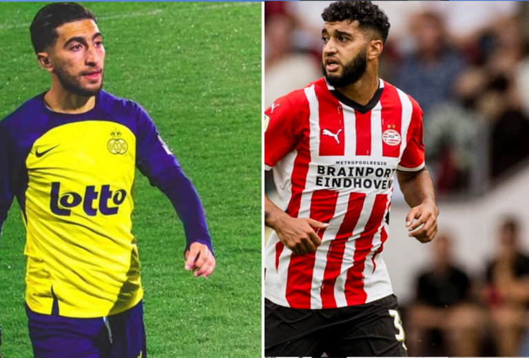 أداء متفاوت في دوري أبطال أوروبا: أيت الحاج يتألق والصيباري يعاني مع آيندهوفن